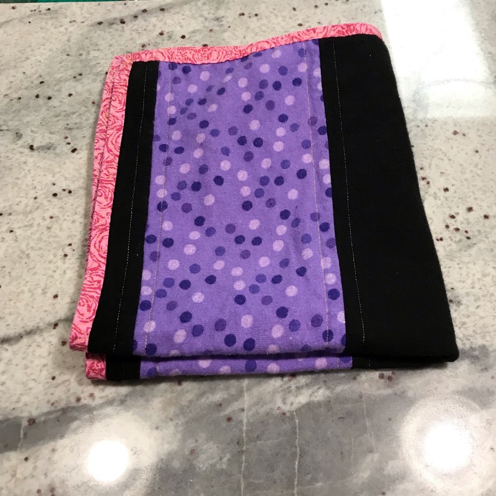 Handmade burp cloth